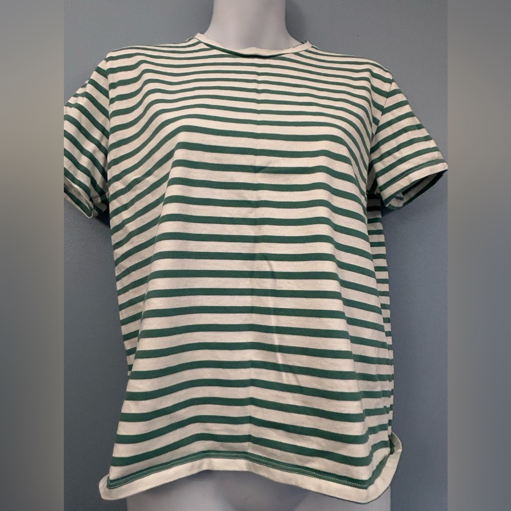 Oak + Fort Green Striped T shirt